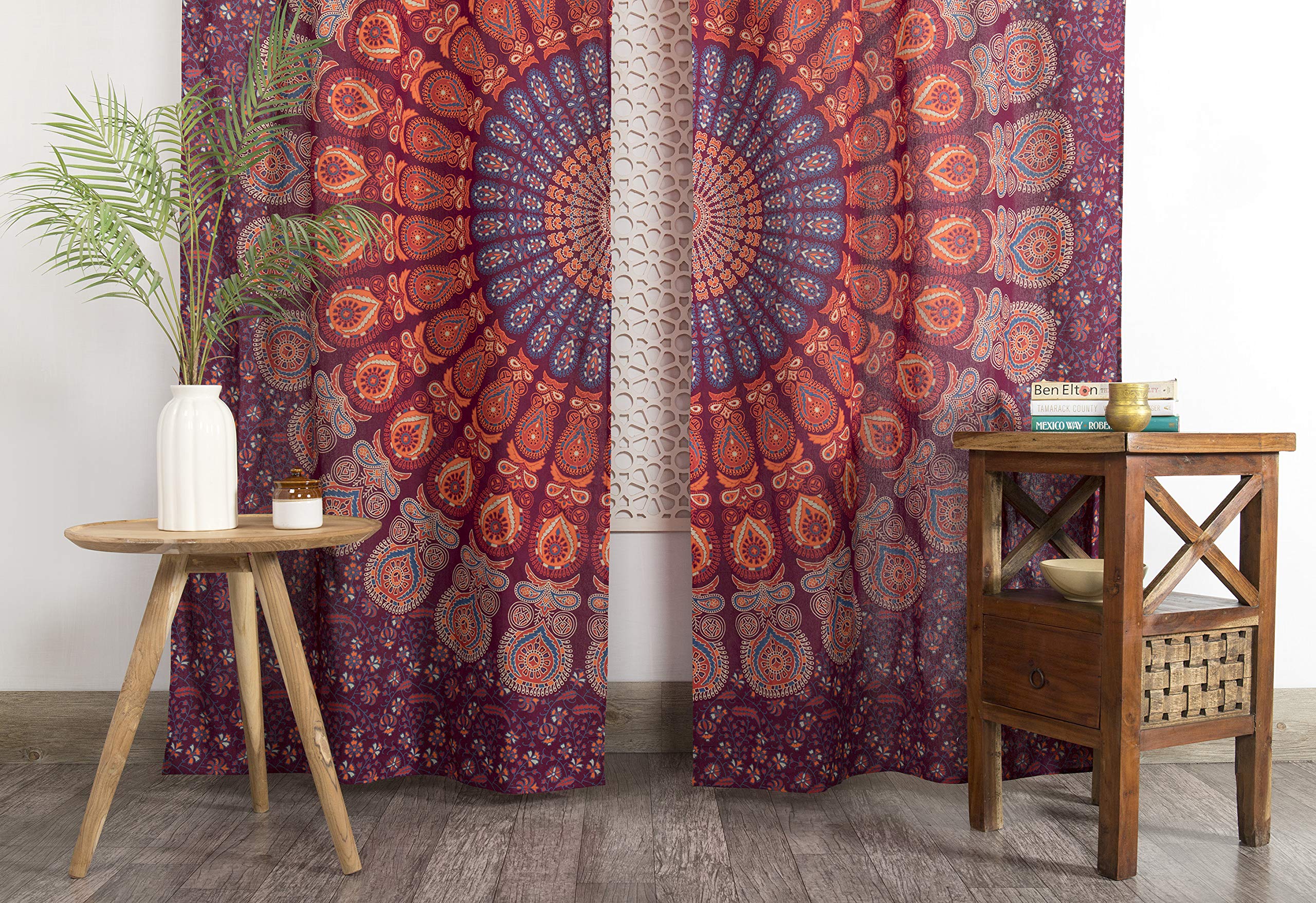 カーテン mayuming Amazon.co.jp: Popular Handicrafts インディアン ヒッピー ボヘミアン