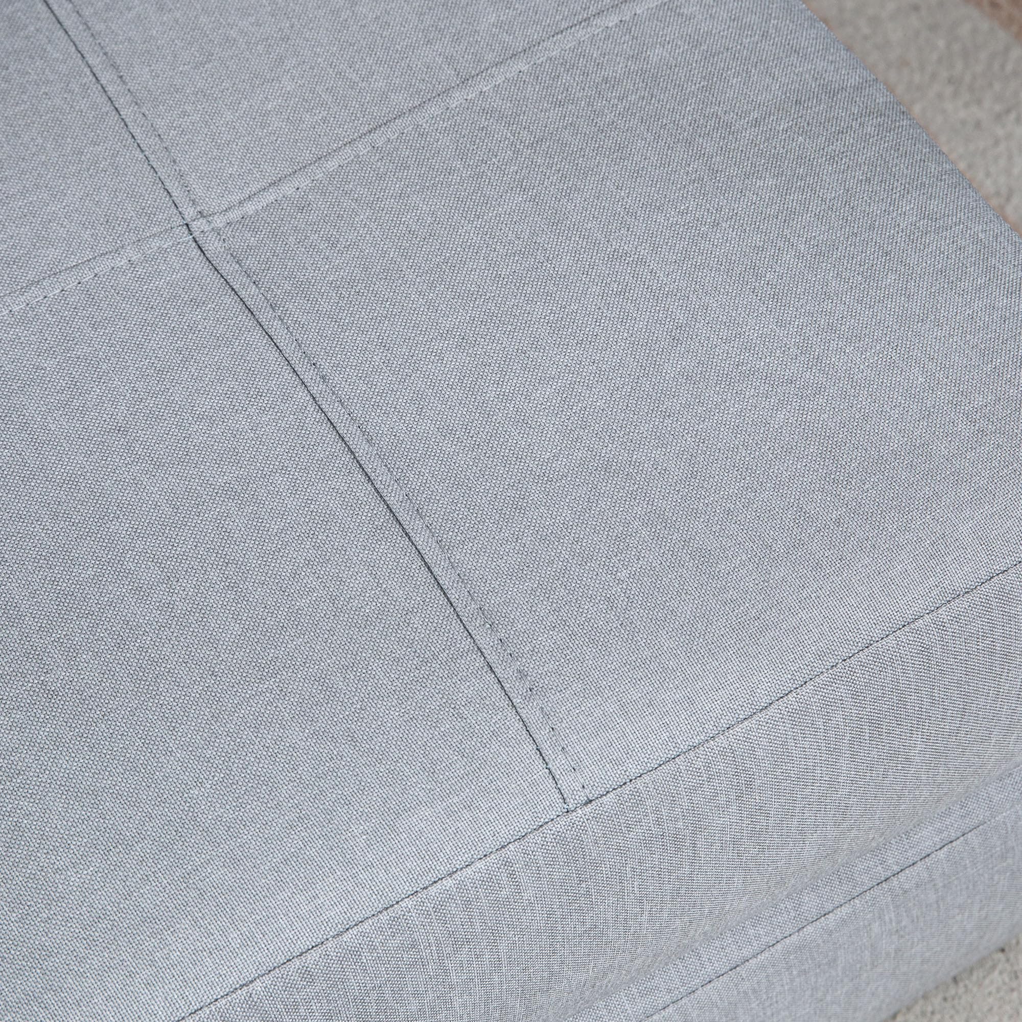 HOMCOM Fauteuil Convertible 1 Place Fauteuil lit chauffeuse 1 Place - Coussin déhoussable Inclus - Chaise de Sol pour invités, Salon, Charge 120 kg, Gris Clair