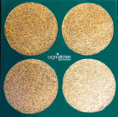 Miniatura 8 de Juego de 3 hojas de silicona de borde de 14 x 14 pulgadas para deshidratador Excalibur Bright Kitchen reutilizable antiadherente para labios