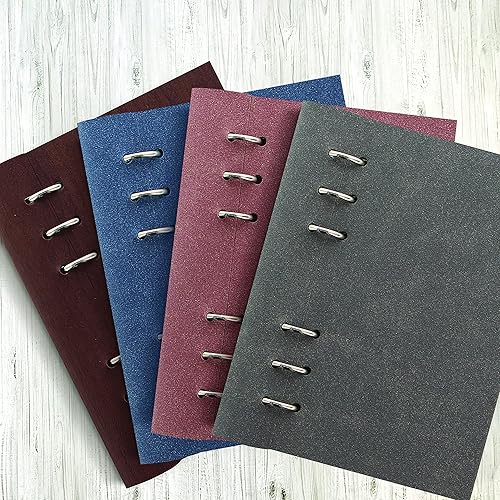 Miniatura 4 de Filofax Clipbook, tamaño personal, colección arquitextura, cuaderno recargable, 5.375 x 6.875 pulgadas, terracota (B143005)