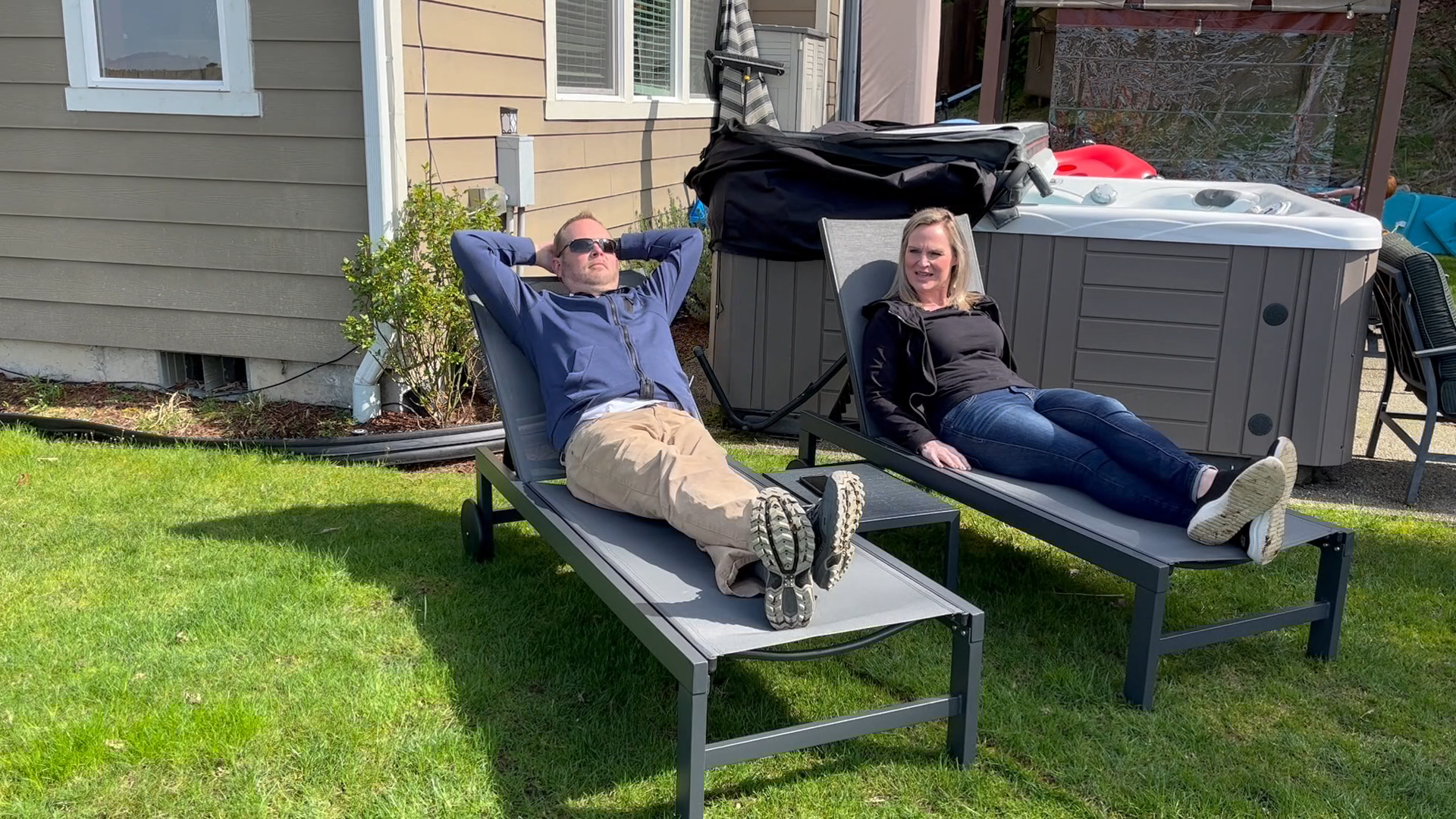 Tumbona Plegable Ligera Linea Garden Friend S1621008, Tubona