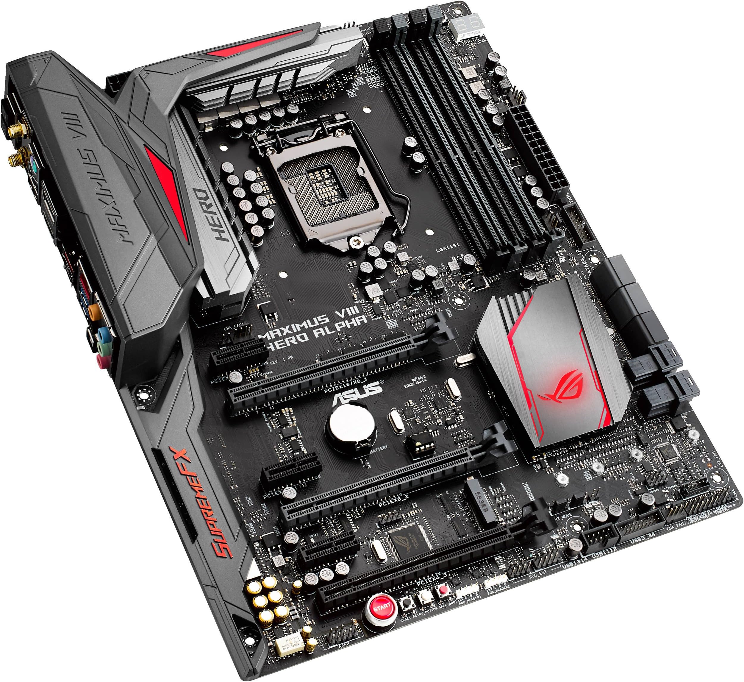 Asus Maximus VIII Extreme/Assembly ROG EATX DDR4 3000 LGA 1151 Motherboards