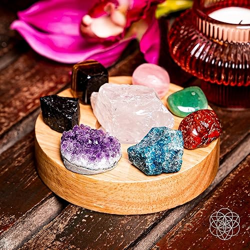 Miniatura 2 de Conscious Items Lámpara de energía natural, lámpara de cristal curativo, lámpara de piedra curativa de cristal, decoración de cristal, refresca tu