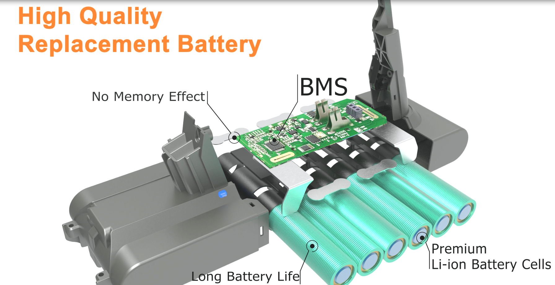 Amazon.com: Bonadget 6.0Ah 21.6V V7 Battery Replacement Compatible
