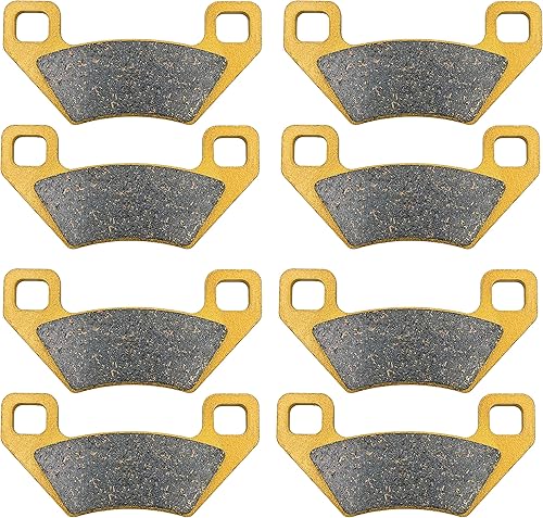 Miniatura 2 de Arctic Cat Prowler 550, 700, 1000, 2011-2017 HDX Juego de pastillas de freno de cerámica delanteras y traseras