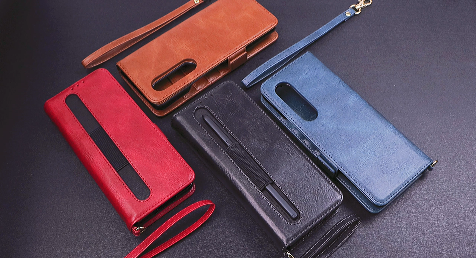 Amazon.co.jp: Galaxy Z Fold3 5G ケース 手帳型 Sペン Spen 収納 適用 