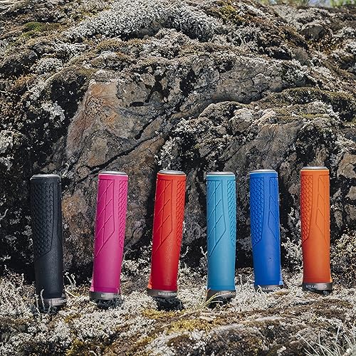 Miniatura 6 de COGSTER Elega - Agarres de goma ligeros para manillar de bicicleta, para bicicletas XC, MTB, BMX