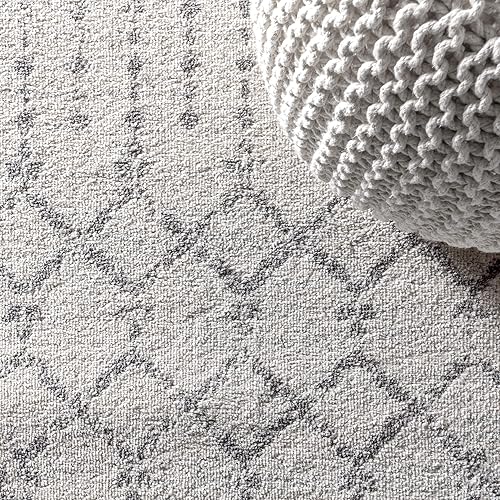 Miniatura 4 de JONATHAN Y - MOH101B-23 - Tapete marroquí Hype, estilo bohemio y clásico, con estampado de diamante, para interiores, dormitorio, cocina o sala de