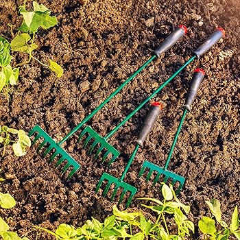 Rastrello Da Giardino KADAX Con Manico Legno - Rastrello A Ventaglio Per Foglie Ed Erba Tagliata - Foto 5