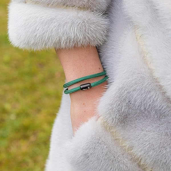 Wind Passion - Bracciale magnetico Paracord per uomo e donna - Corda nautica fatta a mano - Cordino Surfera estiva - Regalo di Natale - 5