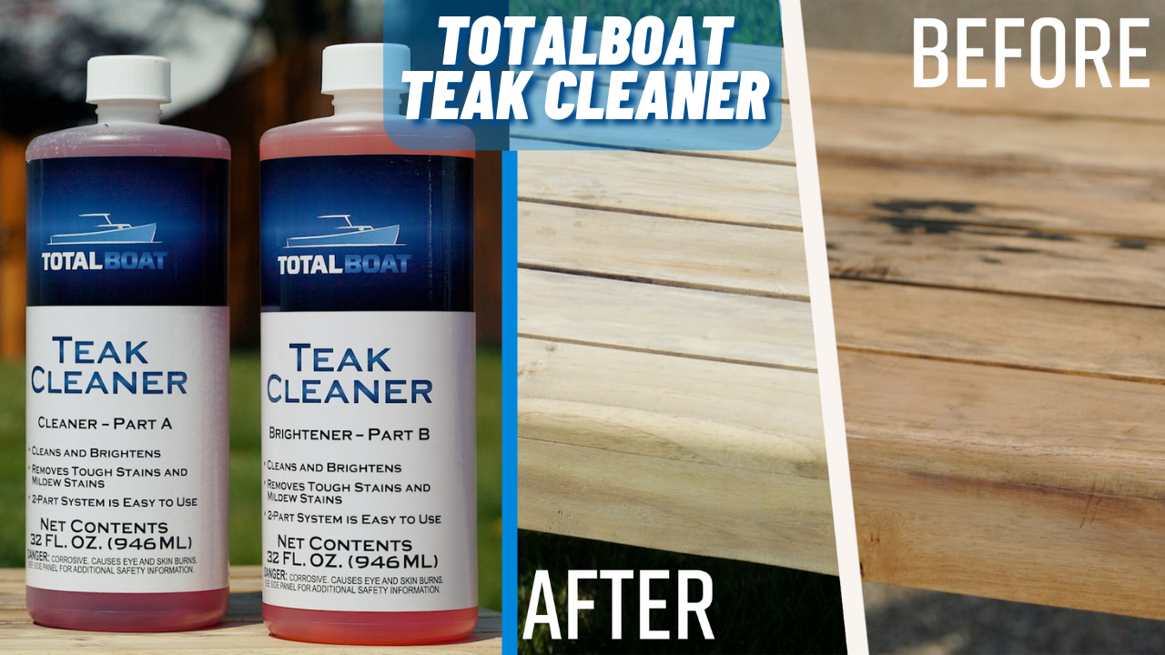 Amazon.com: TotalBoat Teak Cleaner and Brightener for Boats and Outdoor Teak Wood Furniture (2 Quart Kit) : Sports & Outdoors