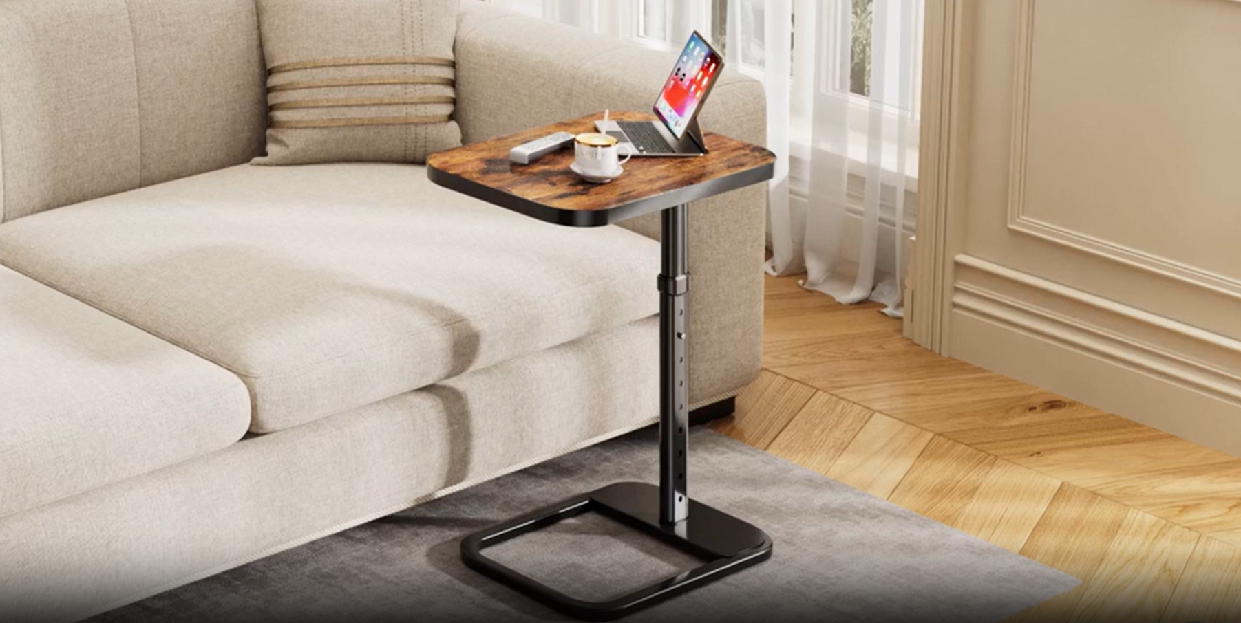 Amazon.com: Kitstorack Upgraded TV Tray Table with Panel Lock, 90