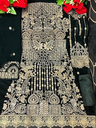 South Asian Wear Indian Designer Salwar Kameez Suits Pakistani Style Salwar Pant Dresses