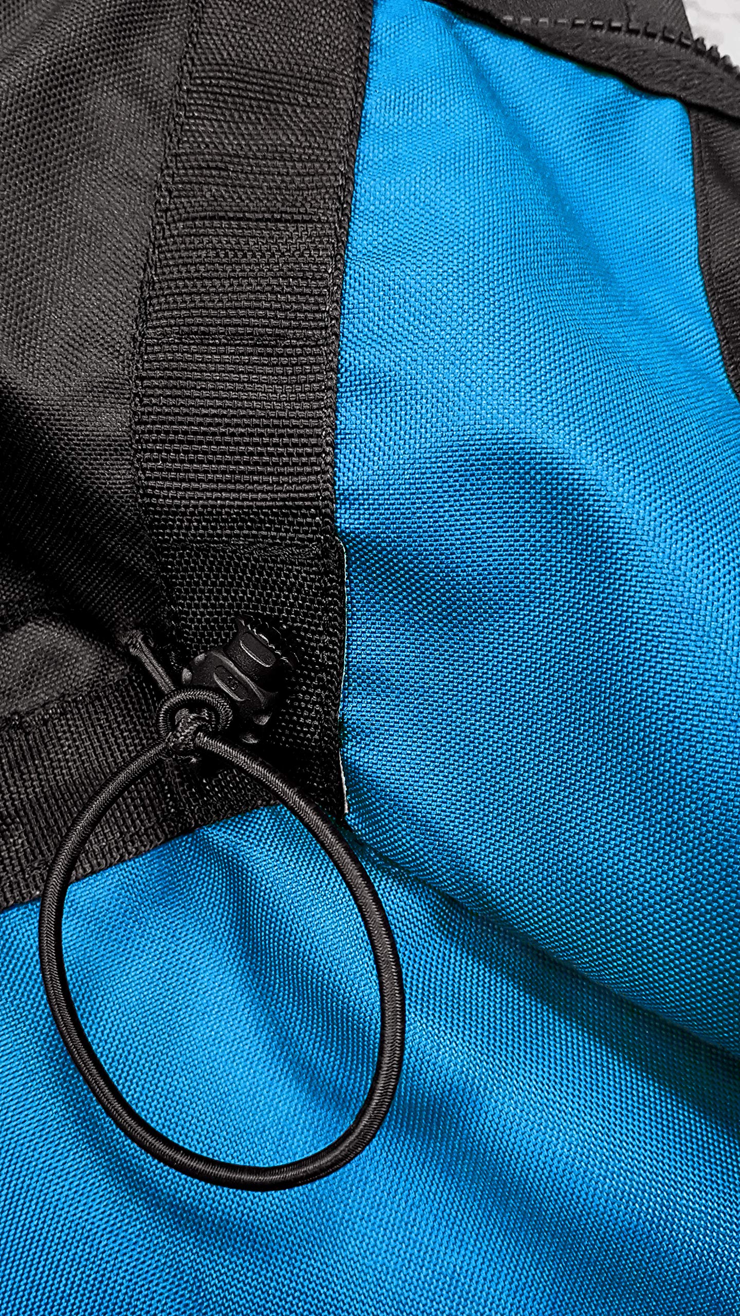 Dingo Chaleco de Entrenamiento para Perros para Deportes, Agilidad, búsqueda, obediencia, Impermeable, Muchos Bolsillos, Cremallera de 2 vías, cordón en la Cintura, Azul Playa, Talla L 16410-2