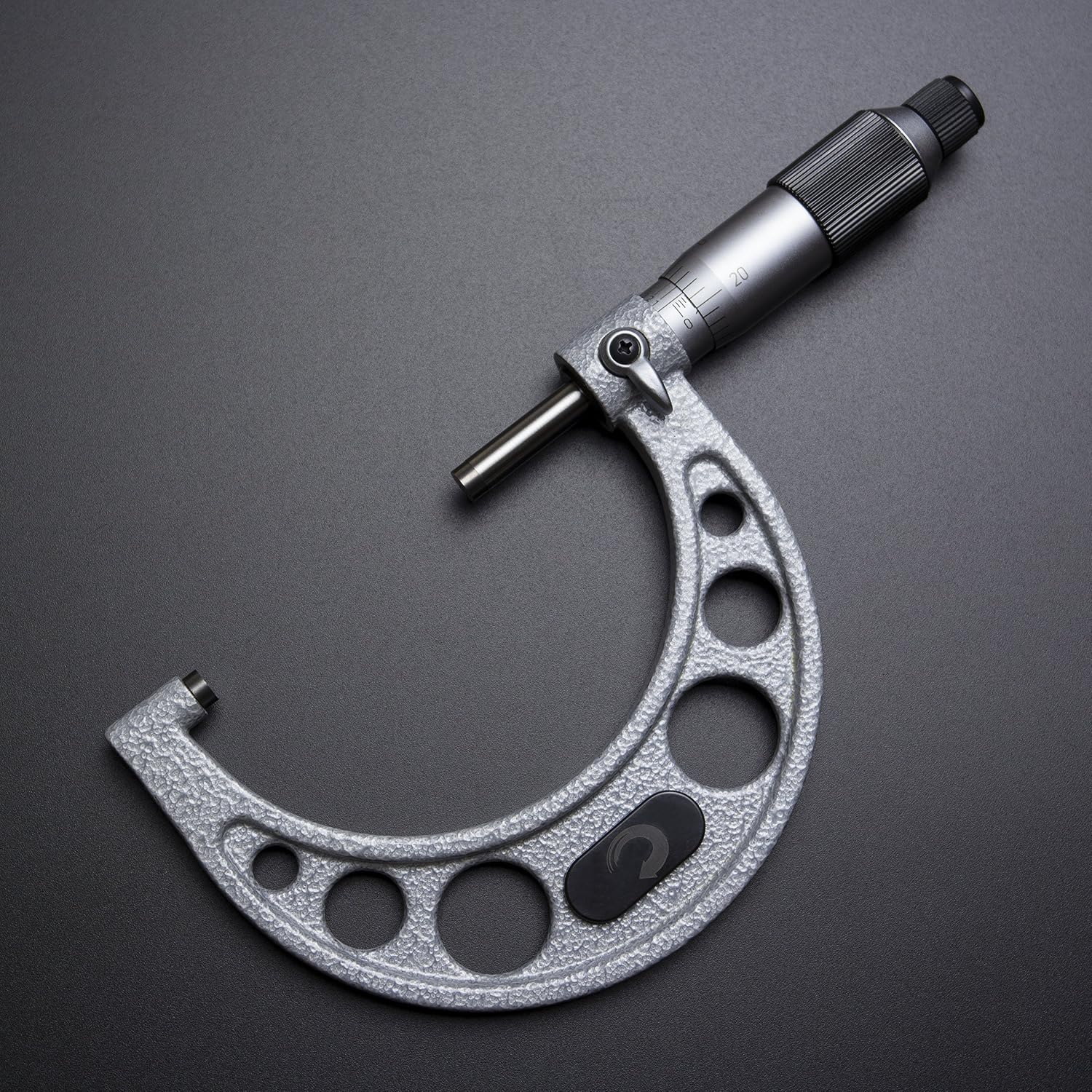 Clockwise Tools MMSR-01 Premium Outside Micrometer Set with Carbide Tip 0-3" Measuring Range 0.0001" Graduation Precision Machinist Tool