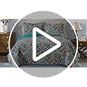BEDIFANY Cotton Quilt King Size - Lightweight King Size Quilt Bedding Set for a Comfortable Sleep - Reversible Bedspread (98 * 106 in) with Boho Pattern, 3 Pieces