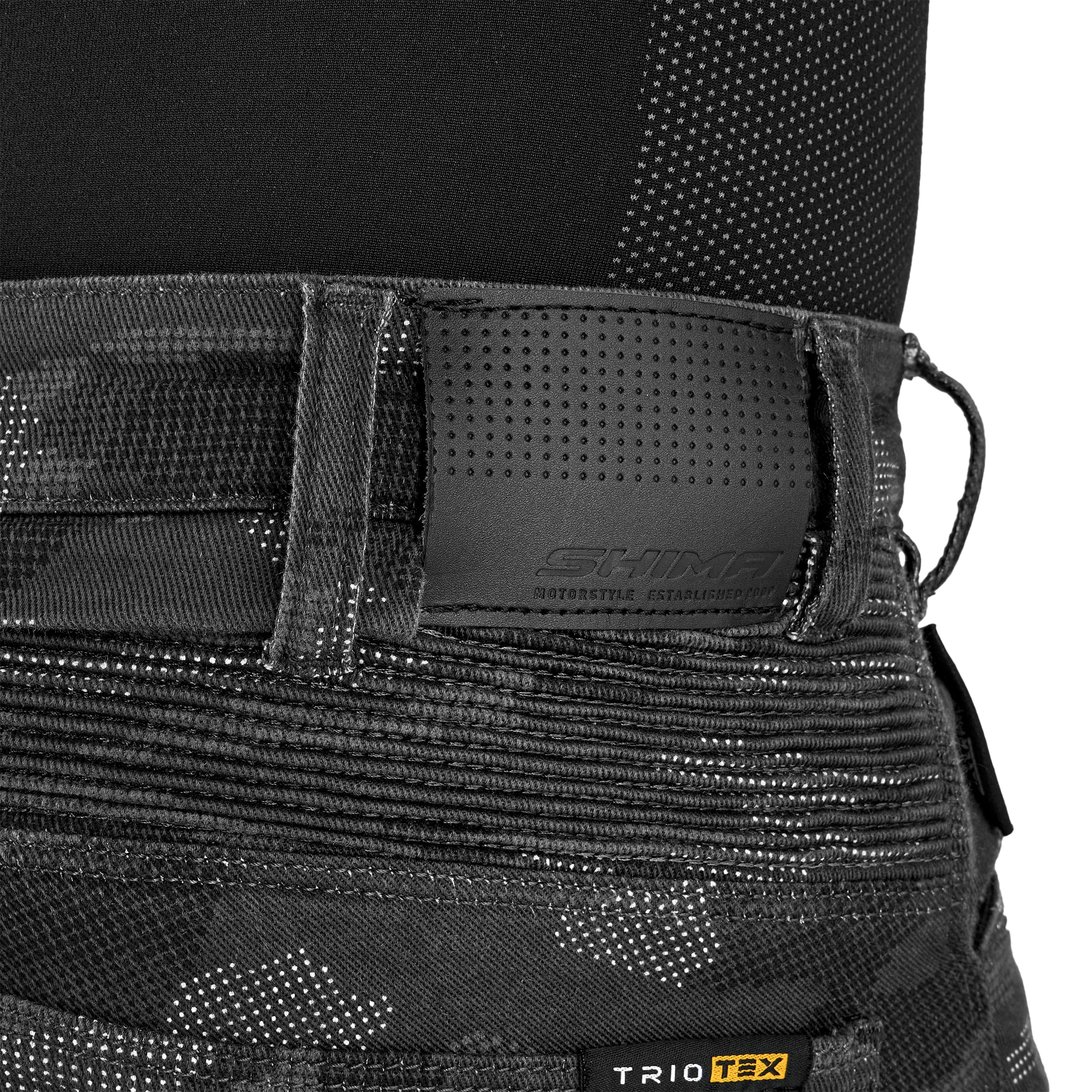 SHIMA Giro 3.0 Damskie spodnie motocyklowe Ochraniacze AirForce Homologowane obcisłe Tekstylia Cargo Urban Spodnie Ochronne Kolana Wentylowane Elastyczne Odzież Letnia (Damska, Camo, 24/30)