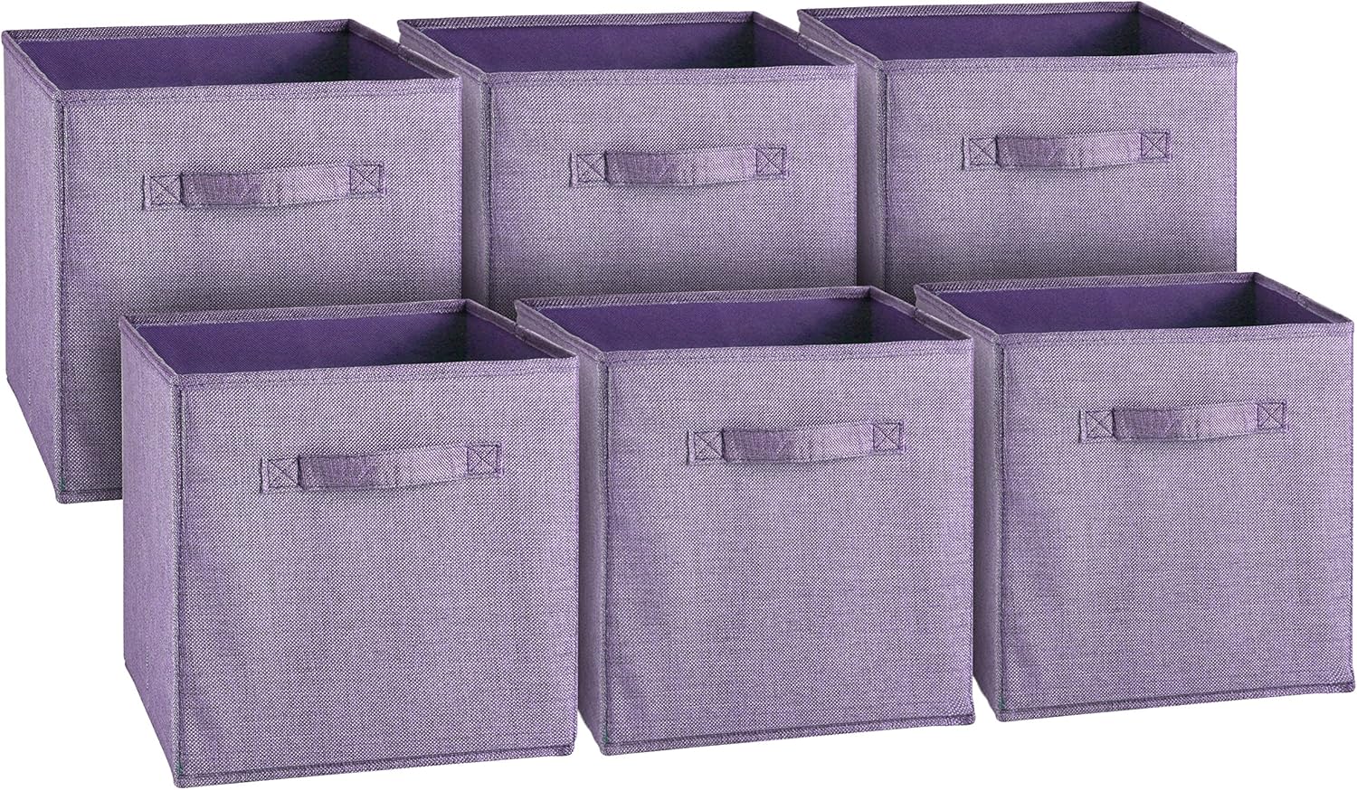 Best at a Glance Fabric Foldable Storage Cubes, Collapsible