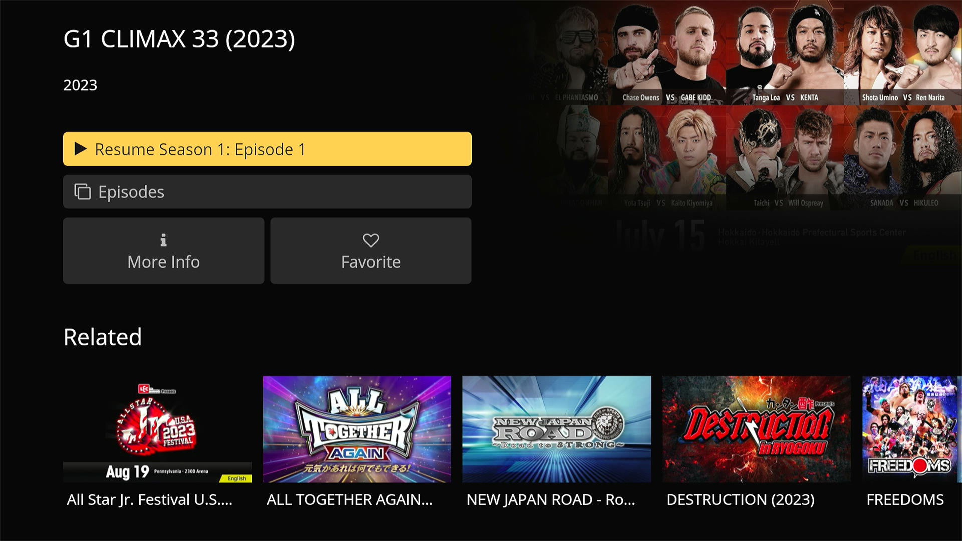 NJPW WORLD App on Amazon Appstore