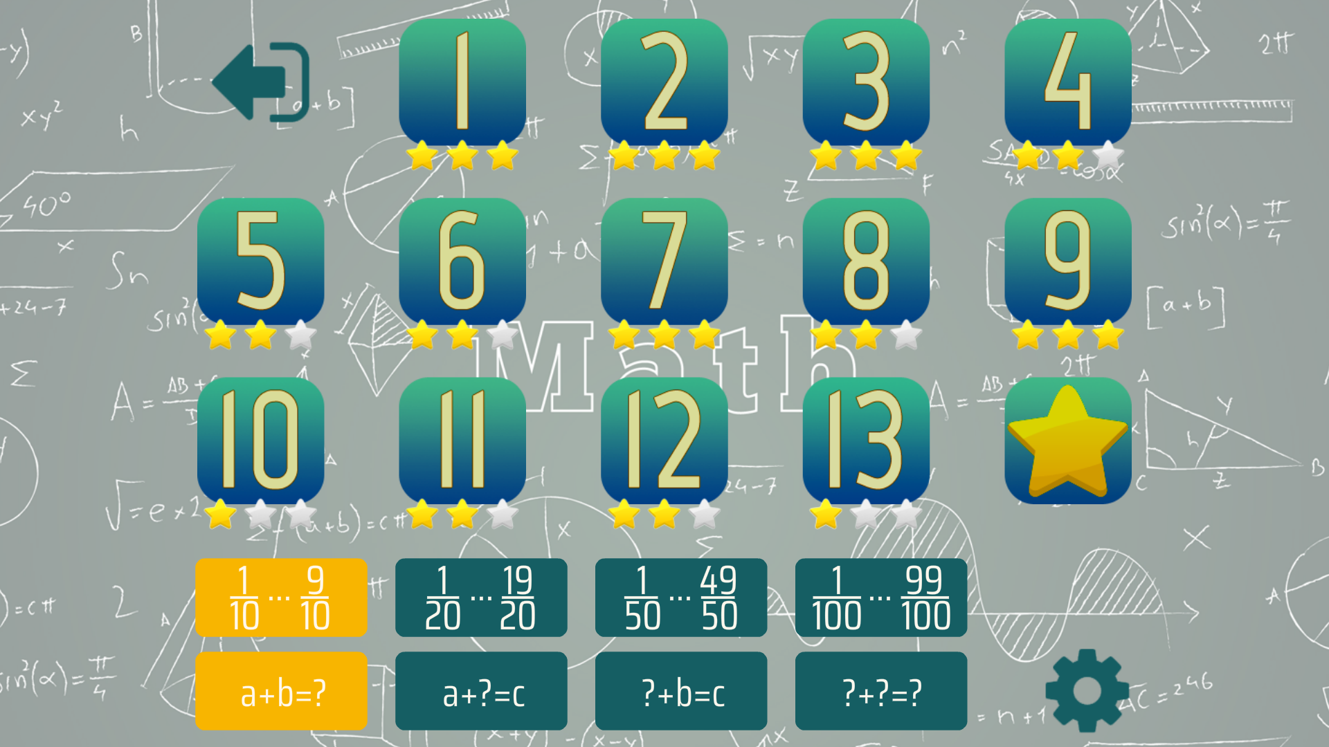 Add and subtract fractions - 5th grade math skills - App on Amazon Appstore