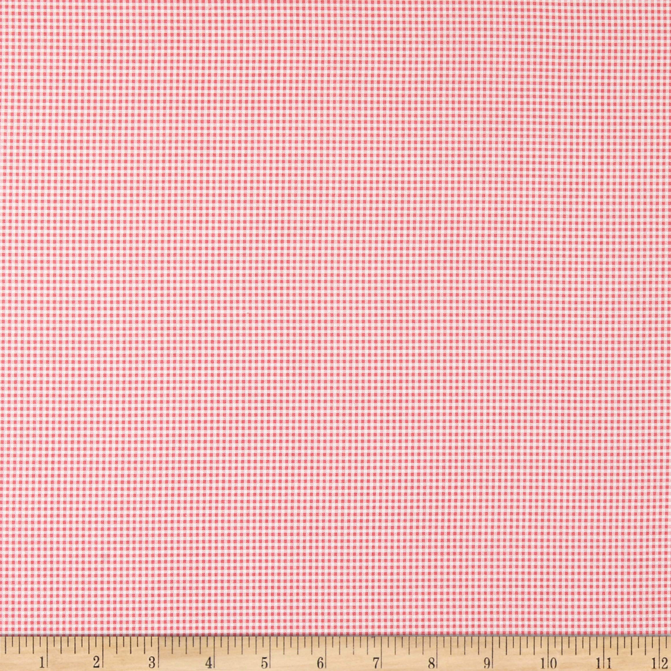 Riley Blake Prim Gingham Tea Rose, Fabric by the Yard