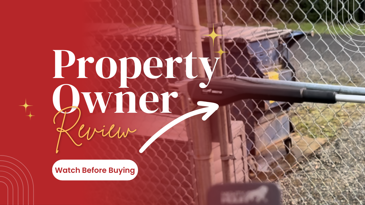 Watch Mighty Mule Gate Opener on Chainlink - Customer Review on Amazon Live