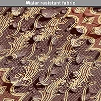 Vista 6 de Ambesonne - Tela multicolor con estampado digital por yarda