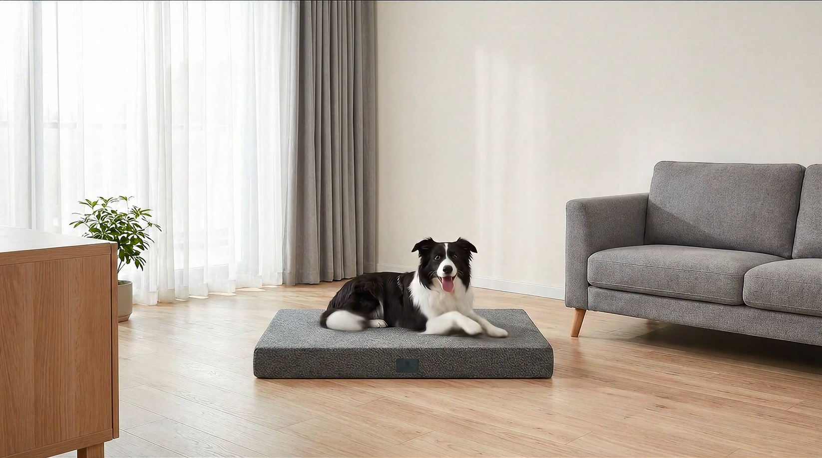 Veehoo Chew Proof Dog Bed for Crate, Indestructible Dog Crate Bed for Aggresive Chewers, Large Tough Chew Resistant Pet Pad with Hidden Zipper, Removable Washable Cover - image 8
