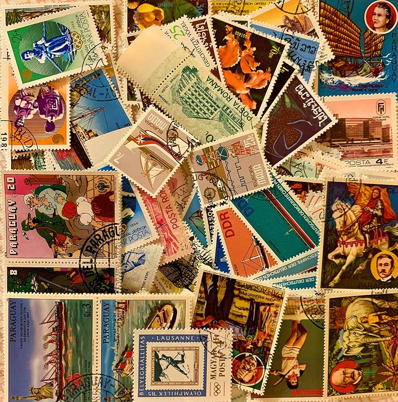 All World 200 Various Special Stamps (Stamps for Collectors)