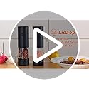 2Pack Electric Salt and Pepper Grinder Set USB Rechargeable with Warm LED Light, Adjustable Coarseness Lidaop Large Capacity Automatic Salt Pepper... - Image 7