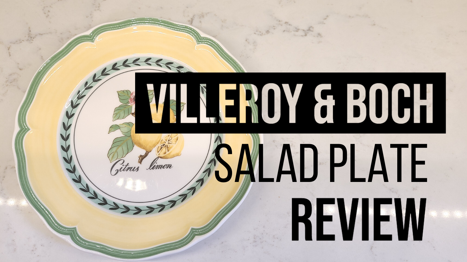 Watch Villeroy & Boch French Garden Salad Plate Review on Amazon Live