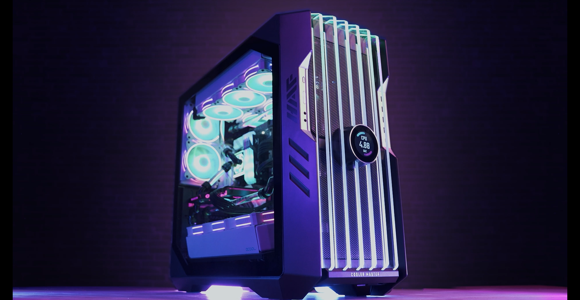 Amazon | Cooler Master ARGB 対応 フロント液晶搭載 PCケース