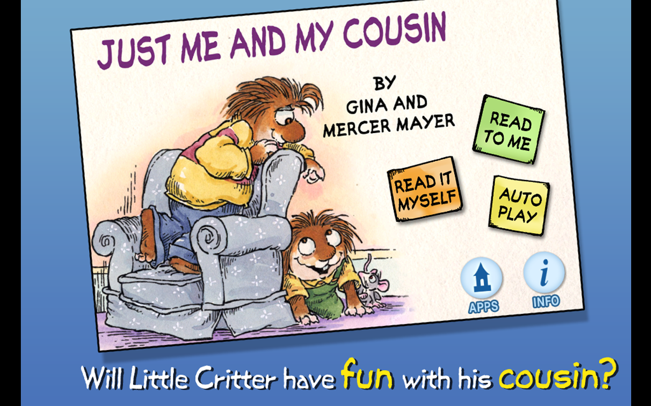 Just Me And My Cousin - Little Critter - App on Amazon Appstore
