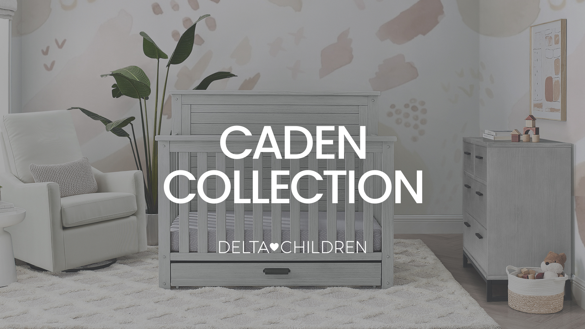 Amazon.com : Delta Children Simmons Kids Caden 6-in-1 Convertible Crib with Trundle Drawer, Greenguard Gold Certified, Rustic Mist : Baby