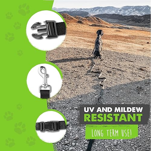 Miniatura 5 de Mighty Paw Correa larga para perro  Correa de alta calidad para entrenamiento de recuperación fuera de la correa  Incluye asa acolchada con hebilla