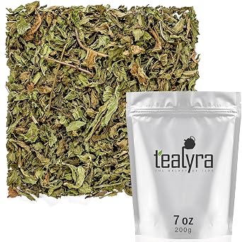 Tealyra - Pure Spearmint Leaves - African Moroccan Mint Herbal Loose Leaf - Relaxing - Digestive - Caffeine-Free - 200g 7-ounce