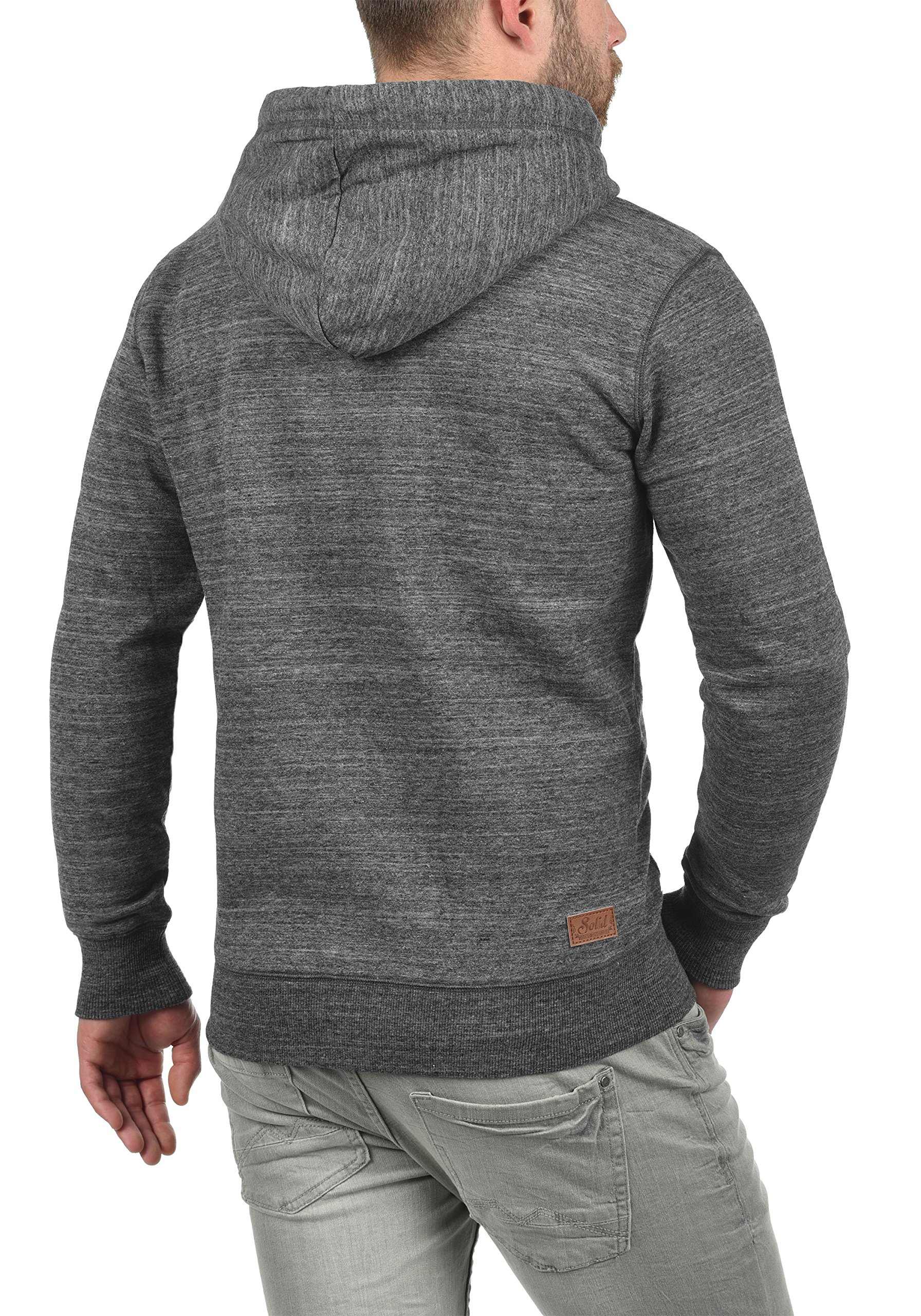!Solid SDCraig Herren Sweatjacke Kapuzenjacke Hoodie mit Kapuze Kordelzug Reißverschluss Kängurutasche Baumwollmischung Regular fit