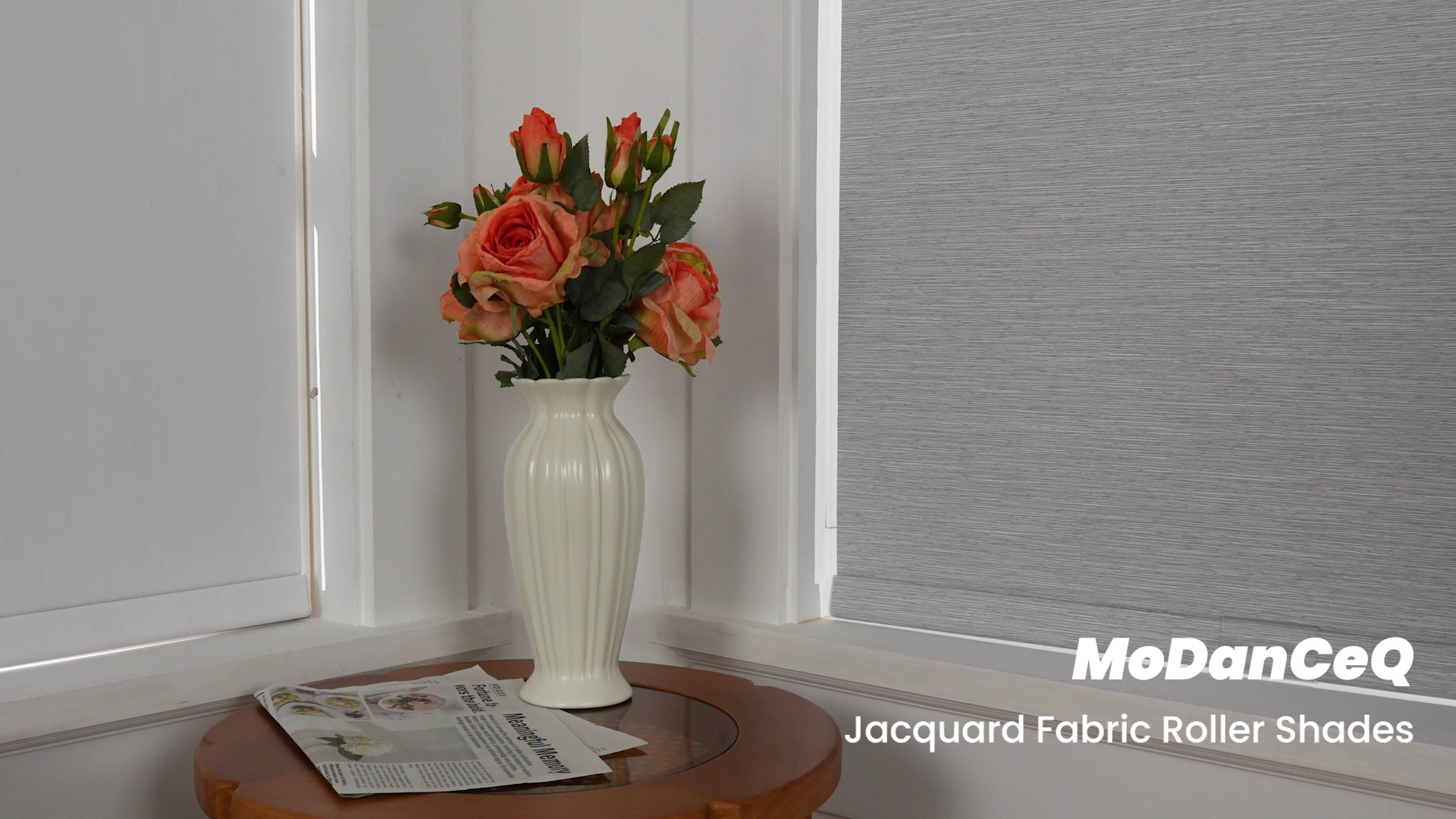 Amazon.com: MoDanCeQ Blackout Roller Shades for Indoor Windows
