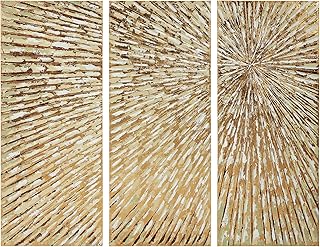 Empire Art Direct Gold Wall Art Textured Hand Painted Canvas by Martin E...