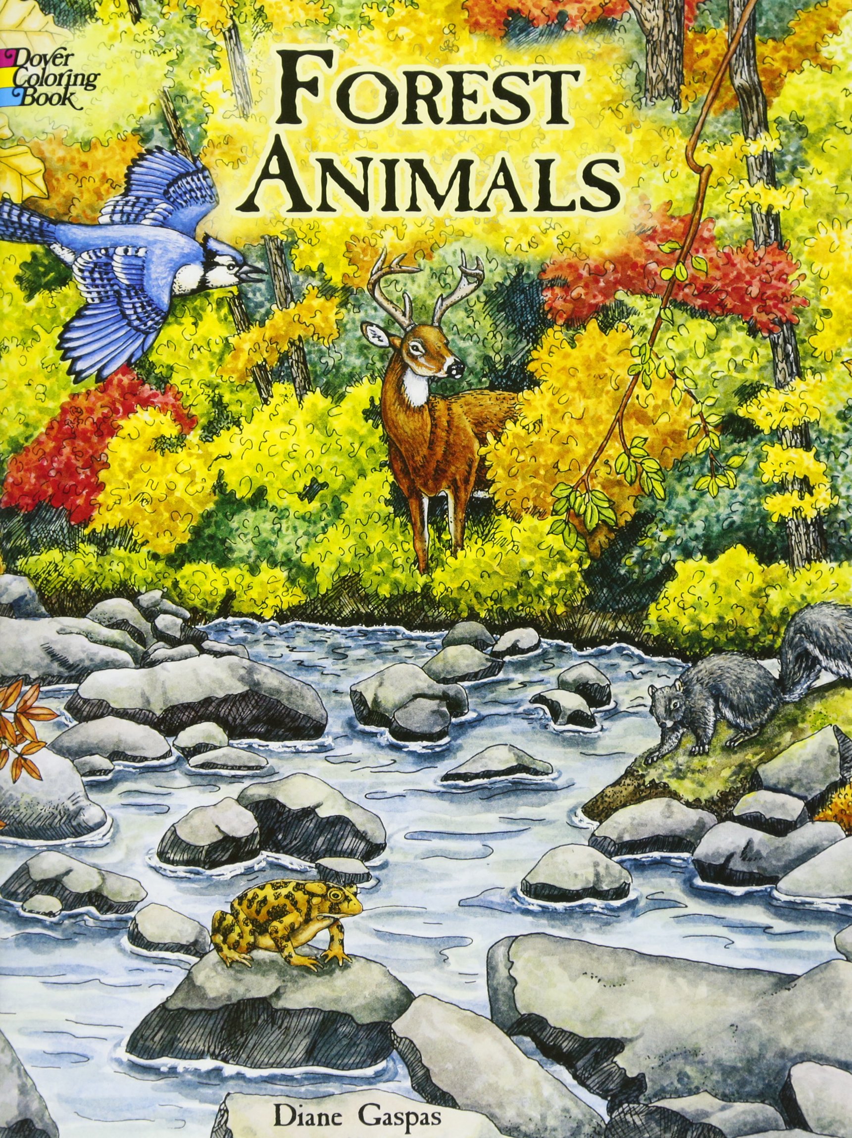 Forest Animals Coloring Book