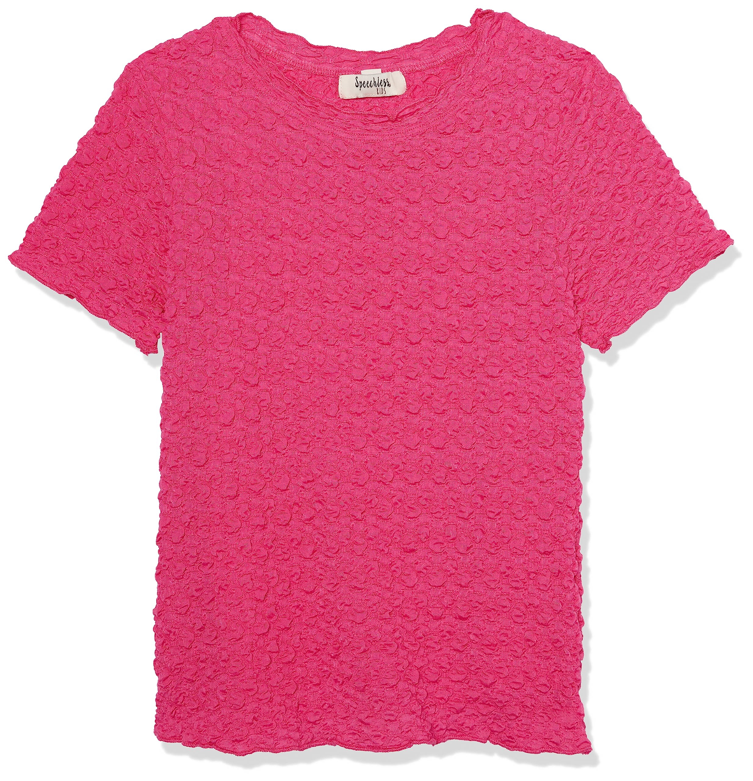 Speechless Girls' 3/4 Sleeve Popcorn Top