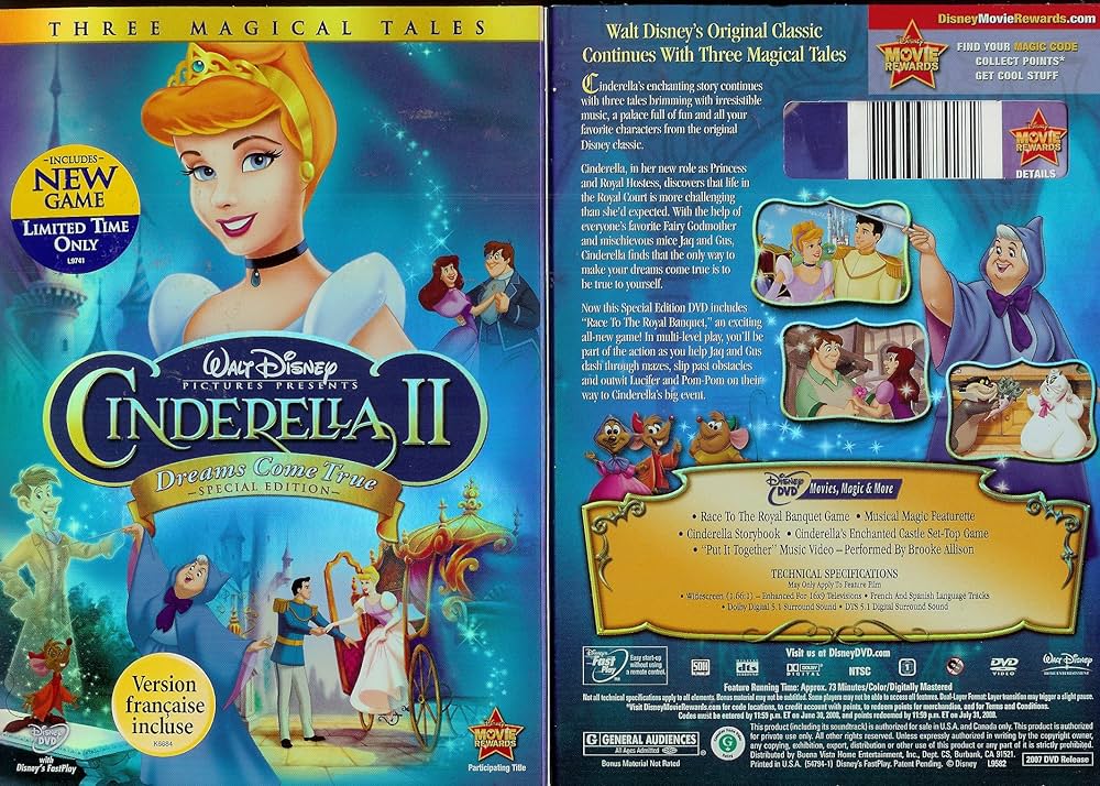 Amazon.com: Cinderella II: Dreams Come True (Special Edition