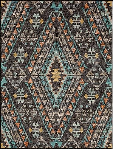 Vista 55 de Mohawk Home Bonilla - Alfombra oriental floral de 5 pies 3 pulgadas x 8 pies, color azul cielo, perfecta para sala de estar, comedor, oficina