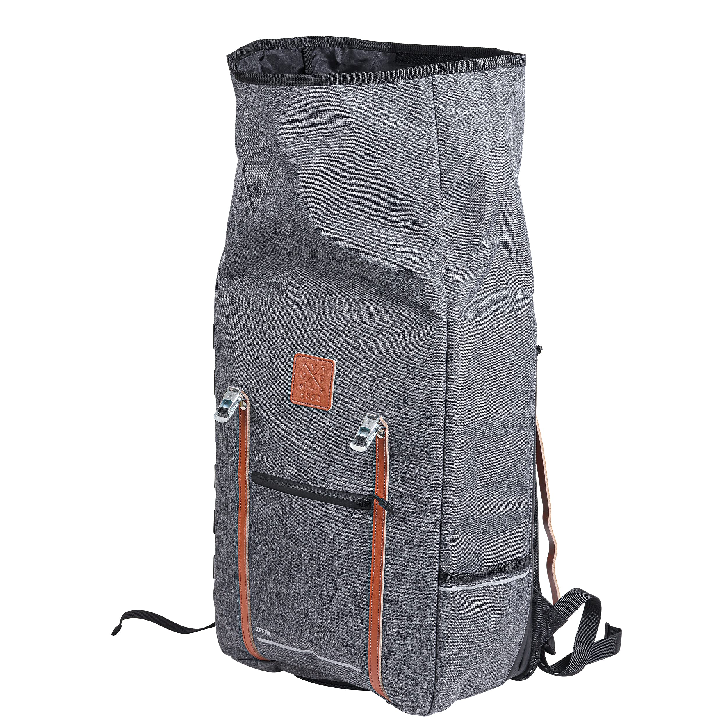 ZEFAL Urban Backpack - Sac à Dos Vélo Urbain - Sacoche Porte Bagage Velo Ordinateur Portable 15 Pouces Etanche - Sac à Dos Vélo Homme et Femme - 27 Litres