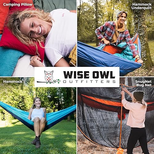 Miniatura 9 de Wise Owl Outfitters - Almohada de camping - Almohada de espuma viscoelástica para viajes en avión, senderismo, mochilero y uso al aire libre -
