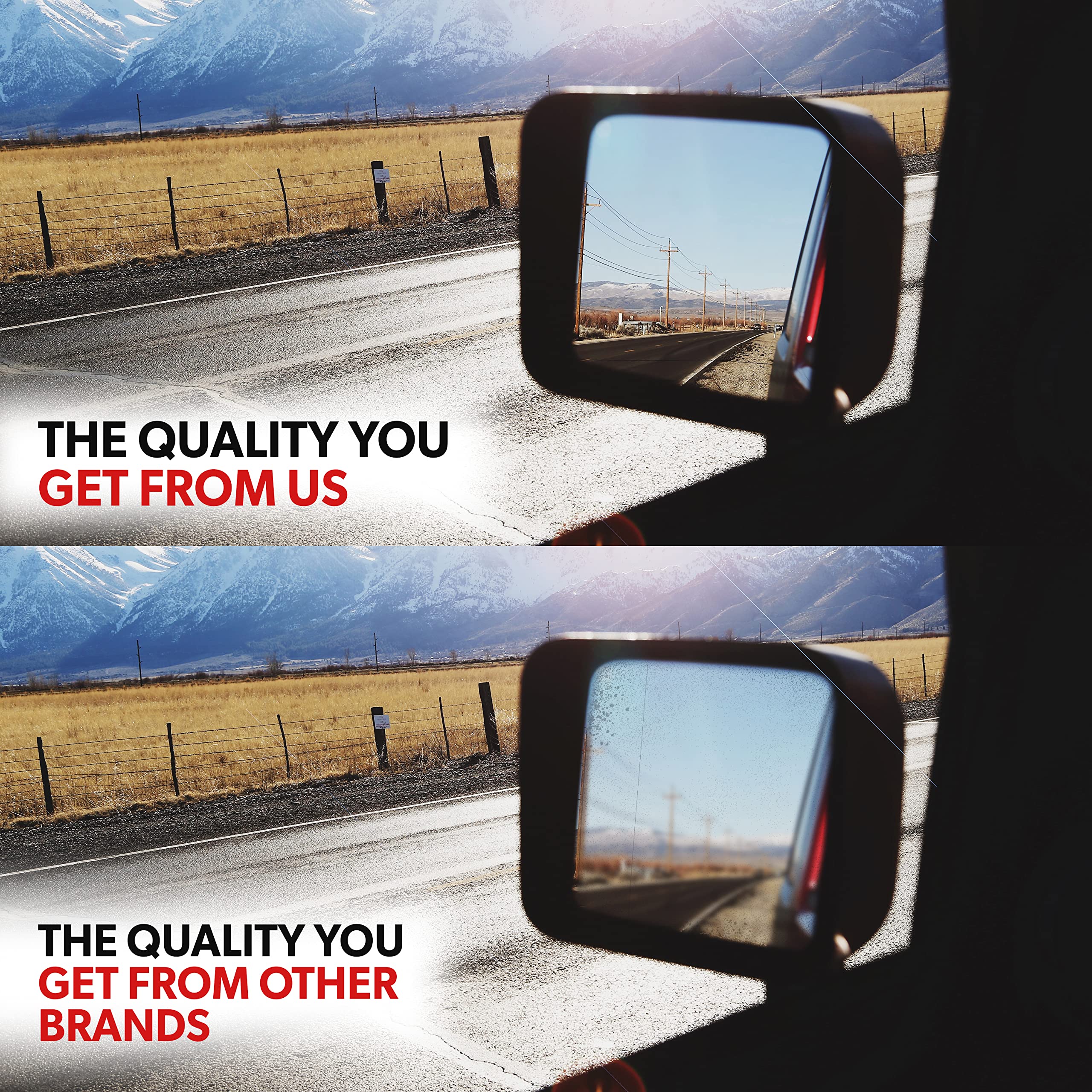 Driver Side Heated Mirror Glass Replacement For Nissan Altima 2013-2018 - Left Side Compatible With 963663TH0A