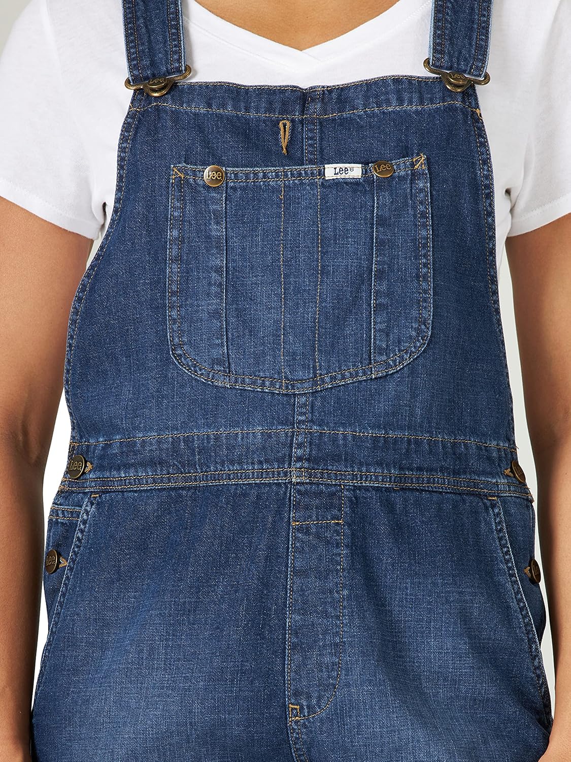 Lee womens Relaxed Fit Denim Shortall - Image 4