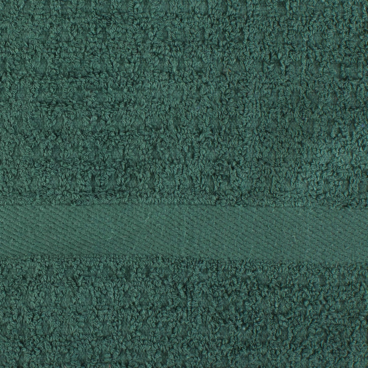 DII Basic Terry Collection Waffle Dishtowel Set, 15x26, Solid Dark Green, 4 Piece