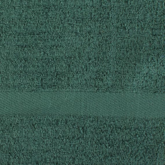 DII Cotton Waffle Terry Dish Towels, 15 x 26 Set of 4, Ultra Absorbent, Heavy Duty, Drying & Cleaning Kitchen Towels-Dark Green