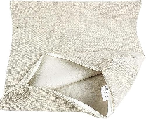 Miniatura 5 de Funda de almohada Virginia de 18 x 18 pulgadas, funda de almohada de lino y algodón, almohada decorativa